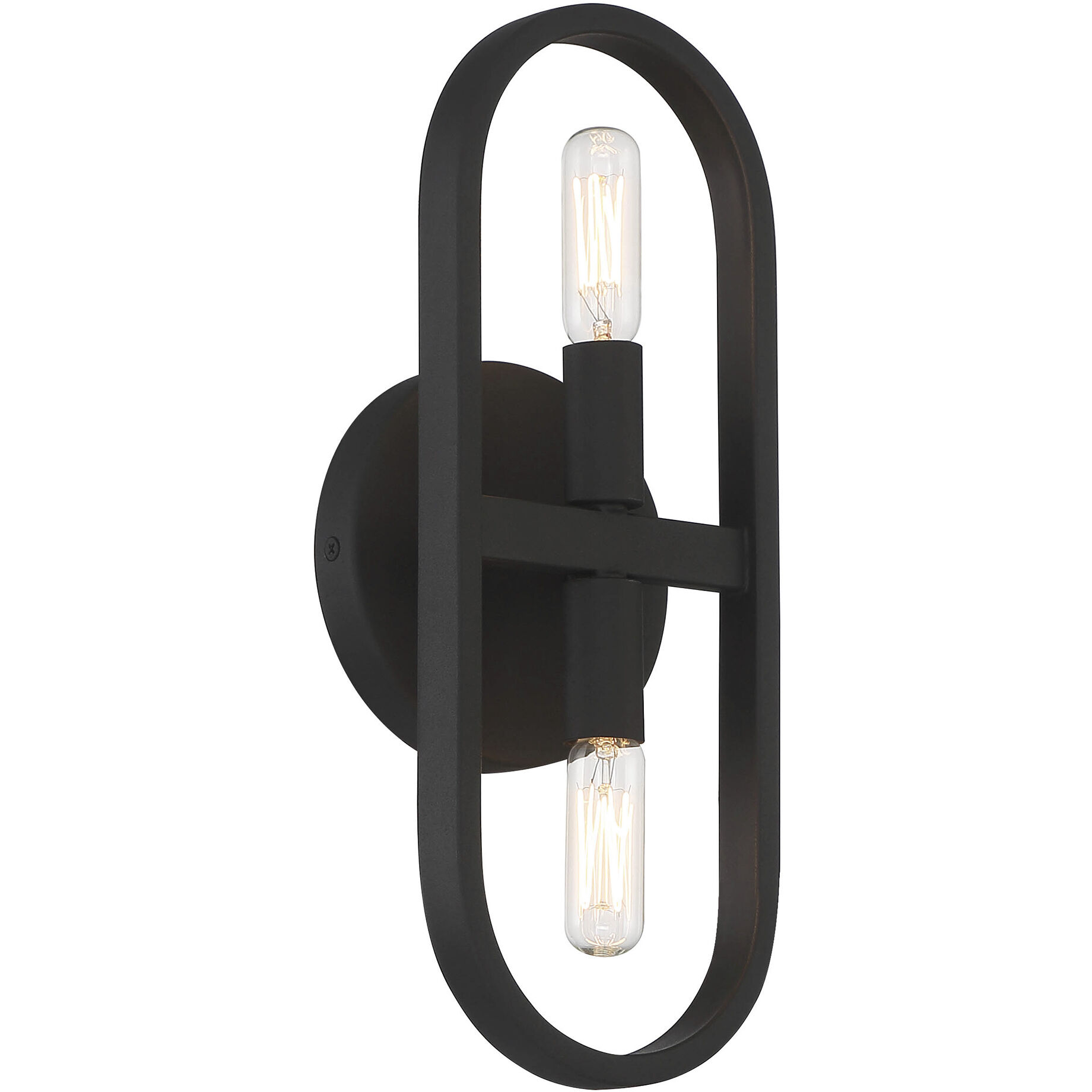 Carousel 2 Light 5 inch Black Wall Sconce Wall Light